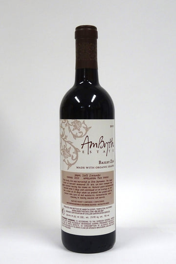 Ambyth 2010 Paso Robles Zinfandel Bailey Vineyard
